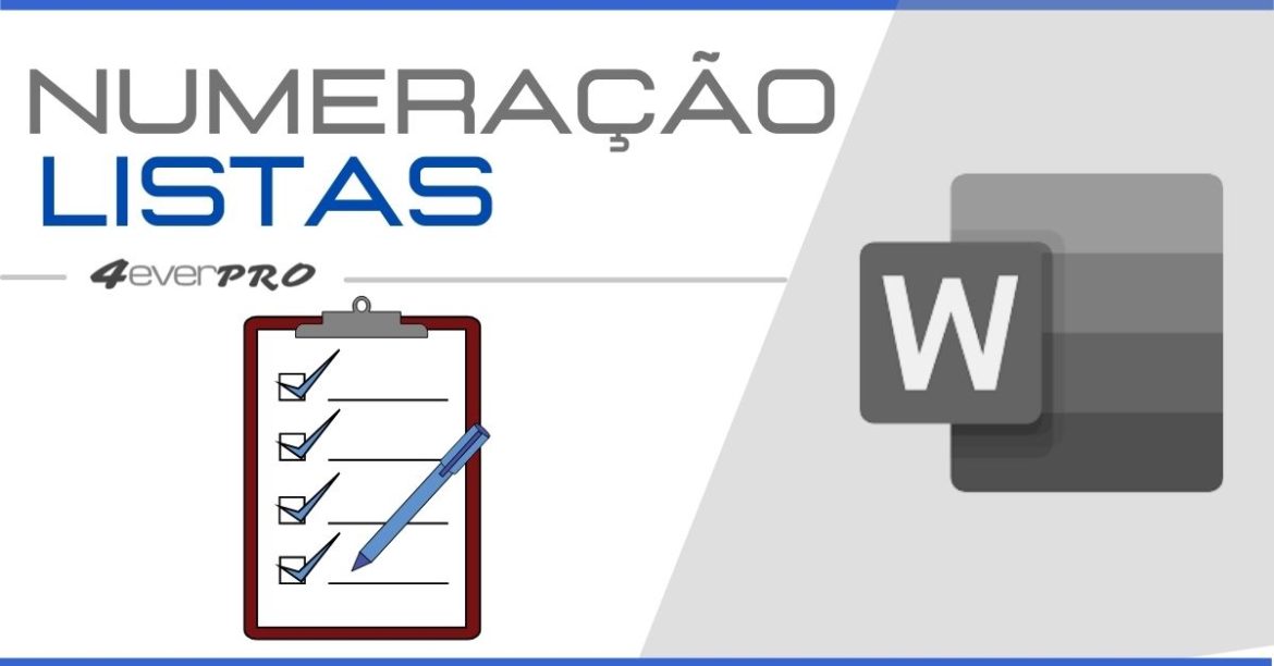 NumeraÇÃo E Listas De VÁrios NÍveis No Word 4everpro 4200